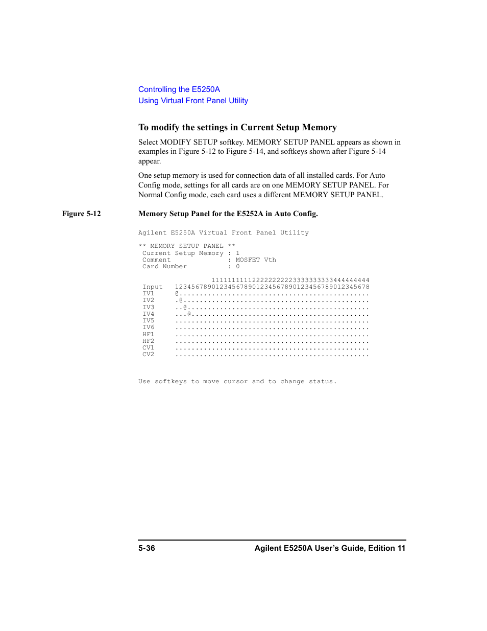 Agilent Technologies Agilent E5250A User Manual | Page 130 / 326