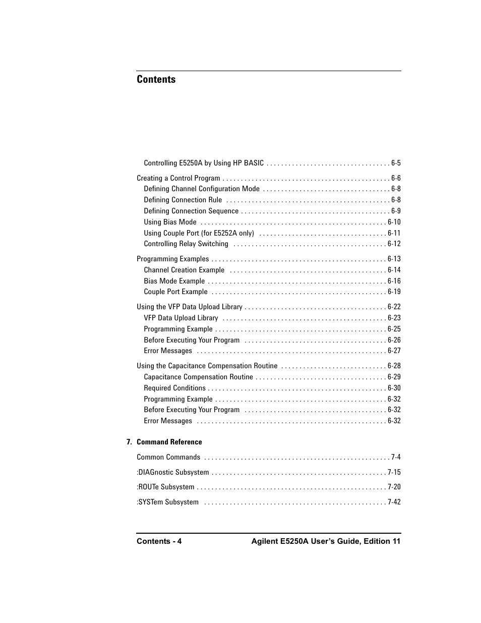 Agilent Technologies Agilent E5250A User Manual | Page 14 / 326