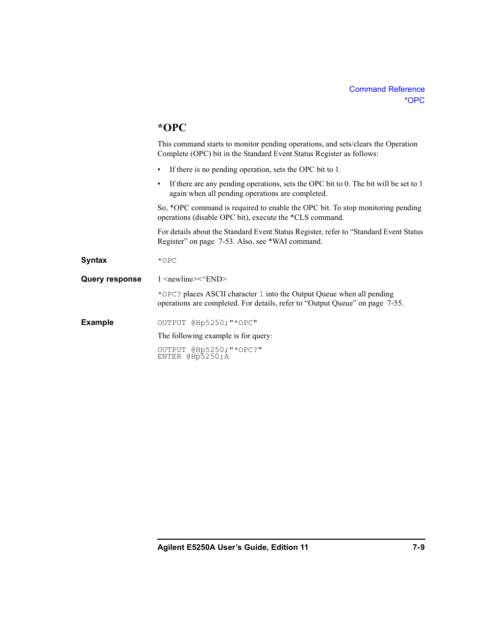 Agilent Technologies Agilent E5250A User Manual | Page 177 / 326