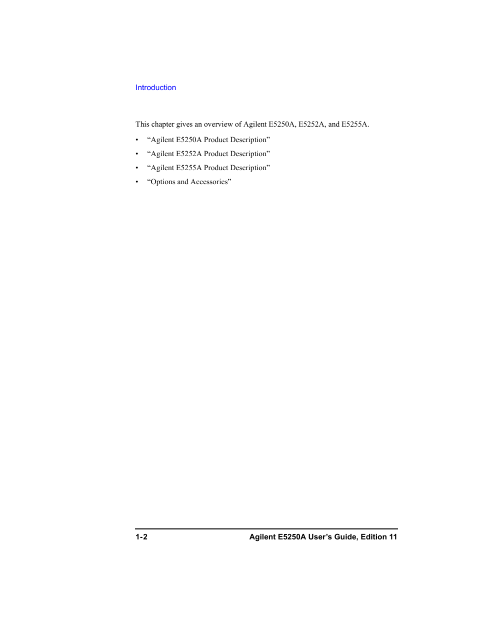 Agilent Technologies Agilent E5250A User Manual | Page 18 / 326