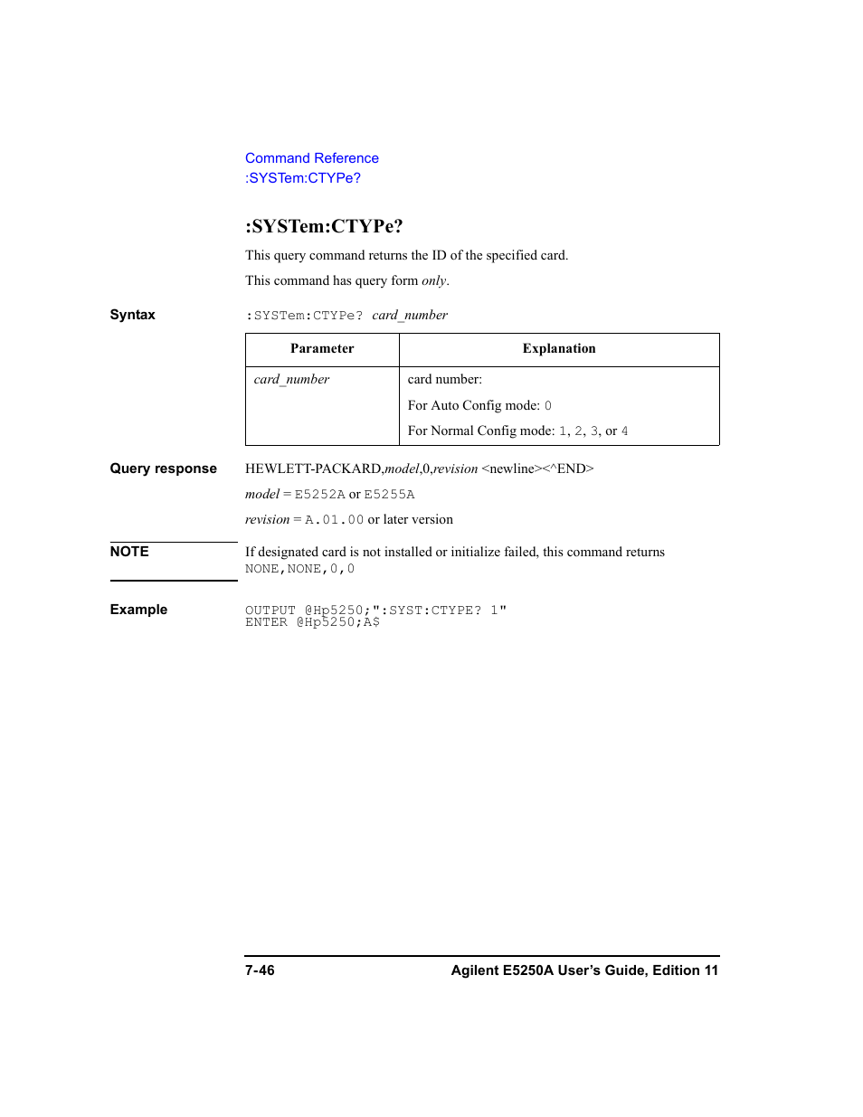 System:ctype | Agilent Technologies Agilent E5250A User Manual | Page 214 / 326