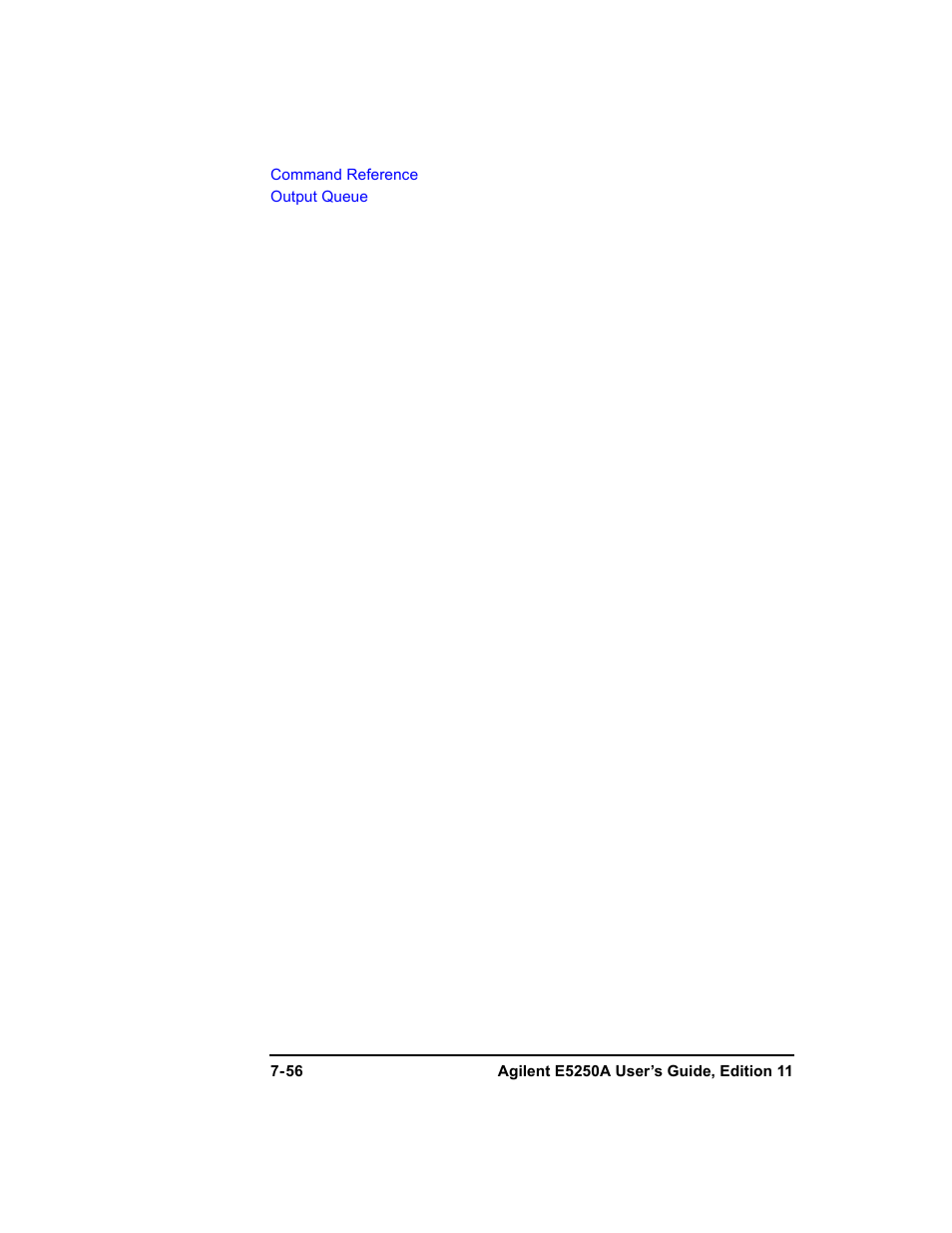 Agilent Technologies Agilent E5250A User Manual | Page 224 / 326