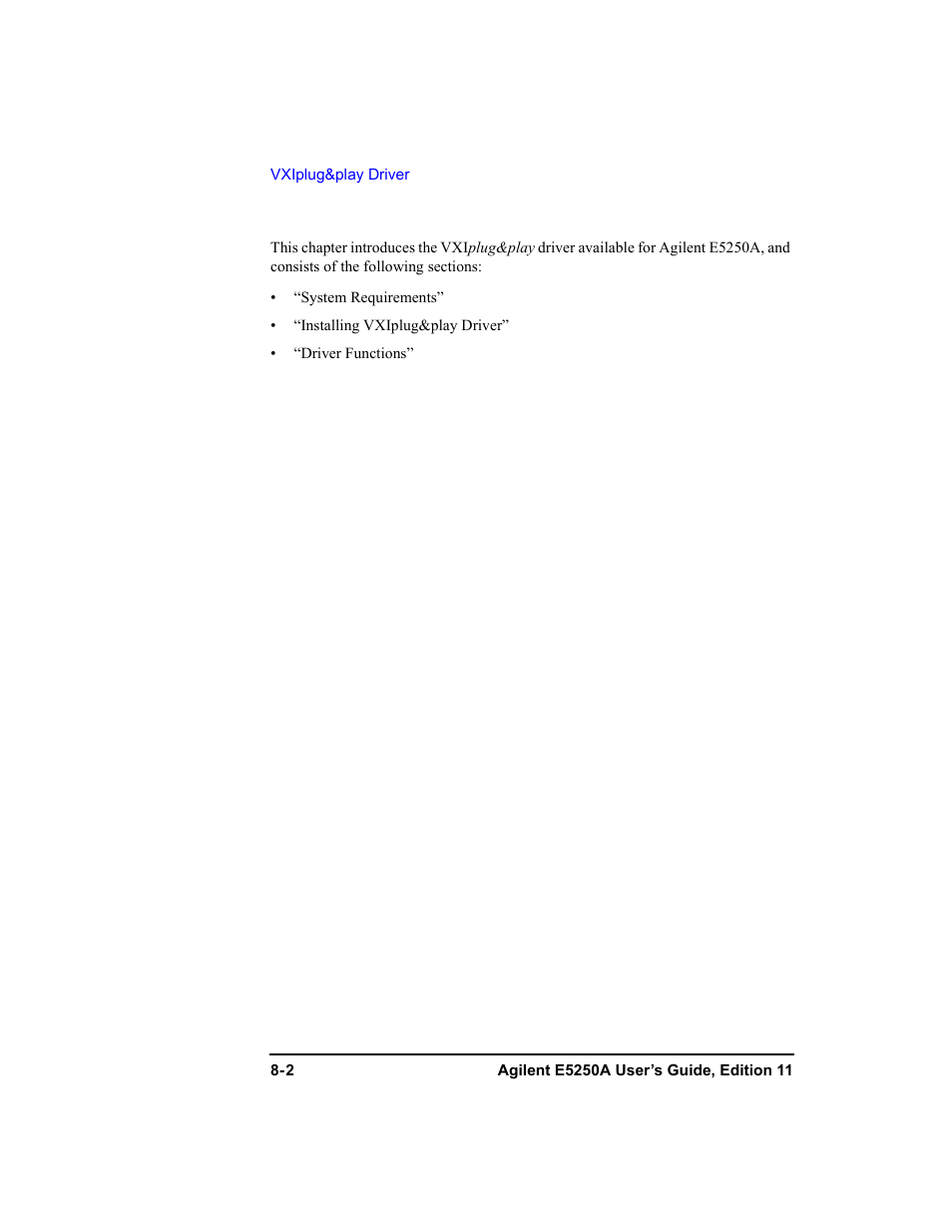 Agilent Technologies Agilent E5250A User Manual | Page 226 / 326