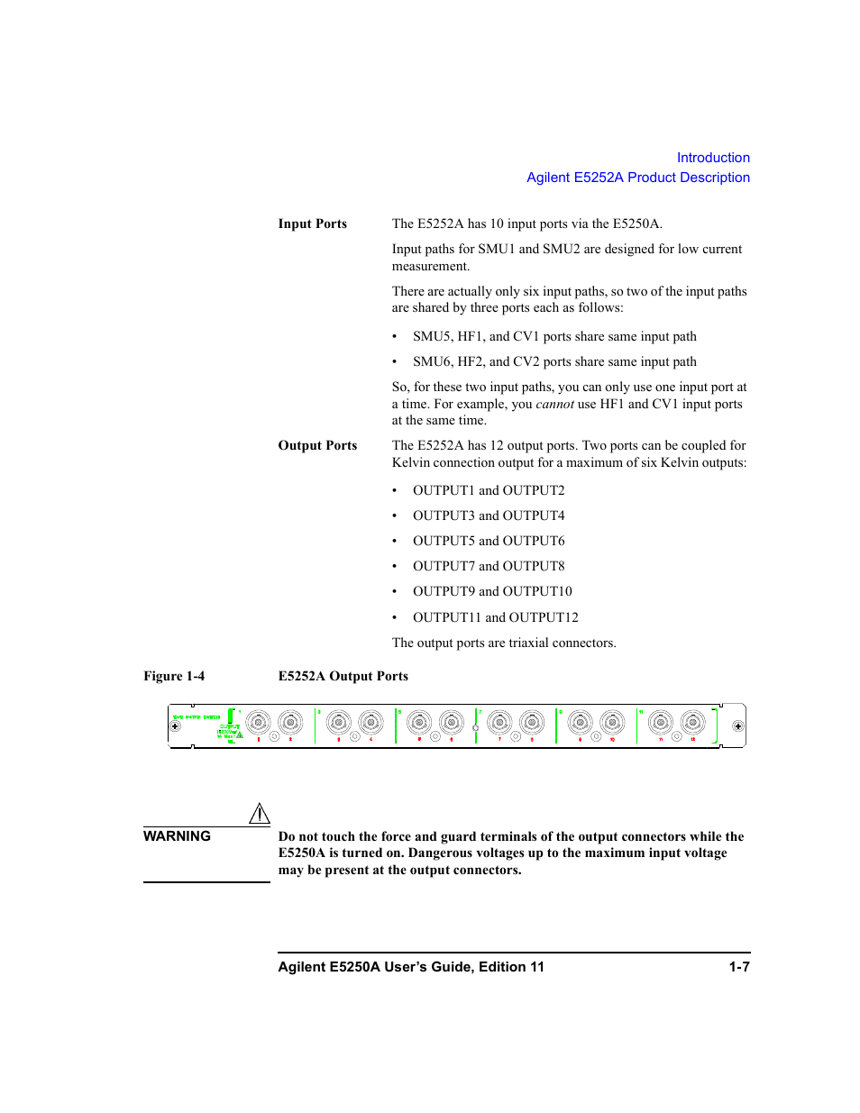 Agilent Technologies Agilent E5250A User Manual | Page 23 / 326