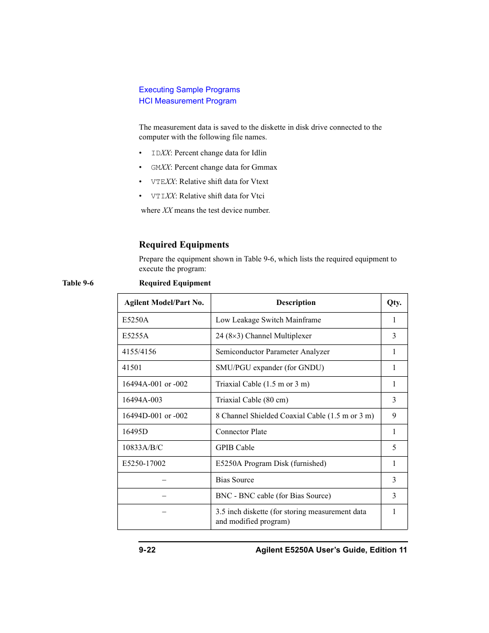 Agilent Technologies Agilent E5250A User Manual | Page 278 / 326