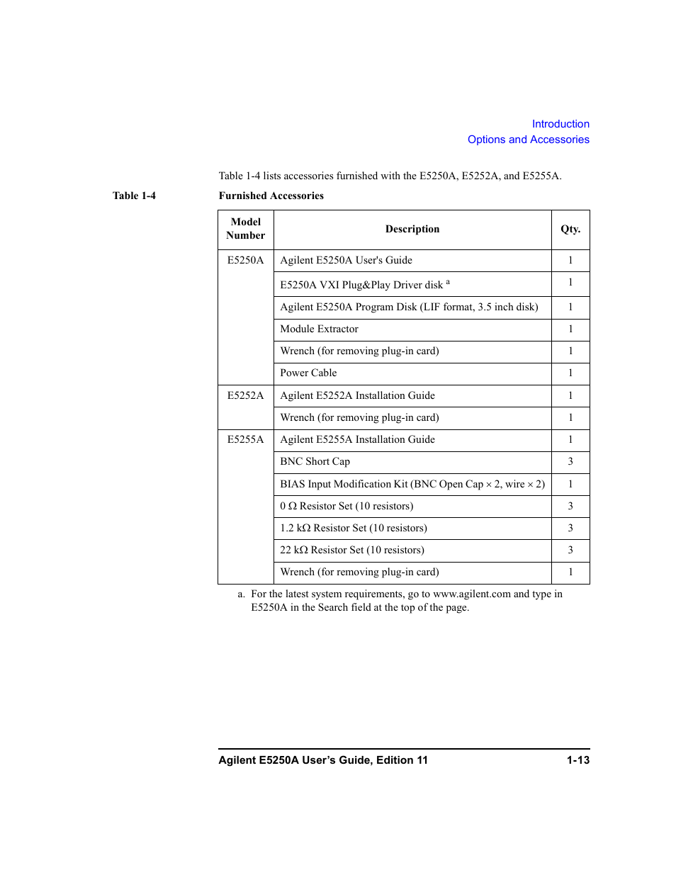 Agilent Technologies Agilent E5250A User Manual | Page 29 / 326