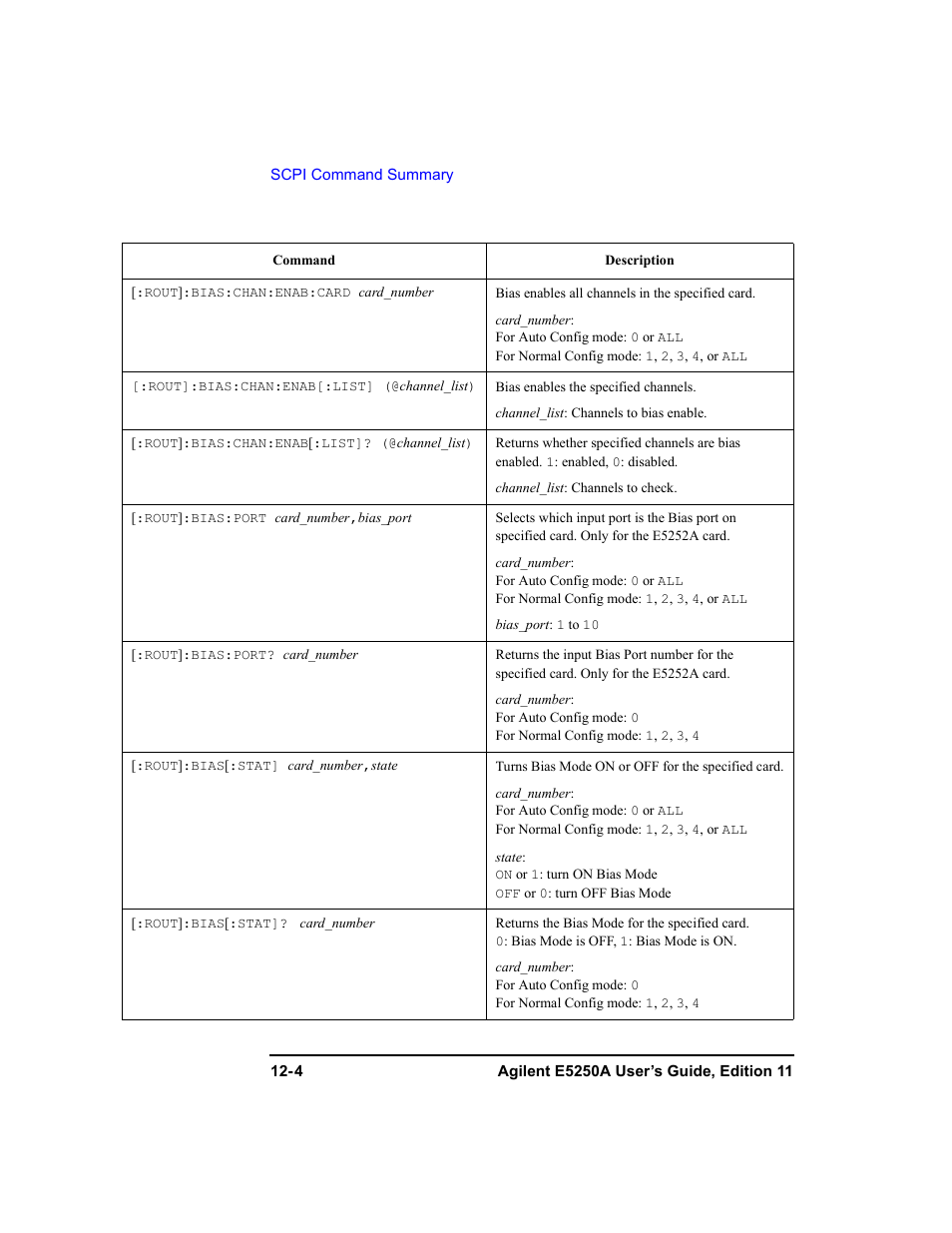 Agilent Technologies Agilent E5250A User Manual | Page 322 / 326