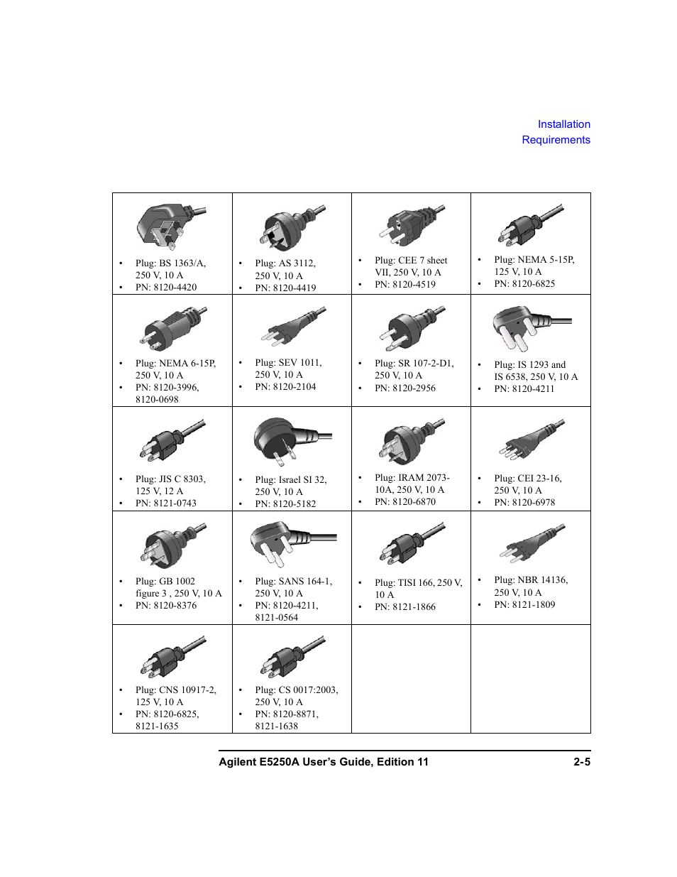 Agilent Technologies Agilent E5250A User Manual | Page 37 / 326