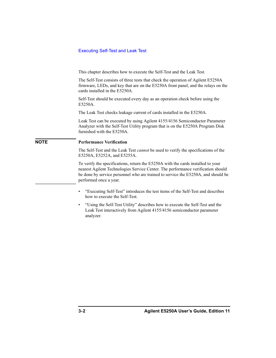 Agilent Technologies Agilent E5250A User Manual | Page 52 / 326