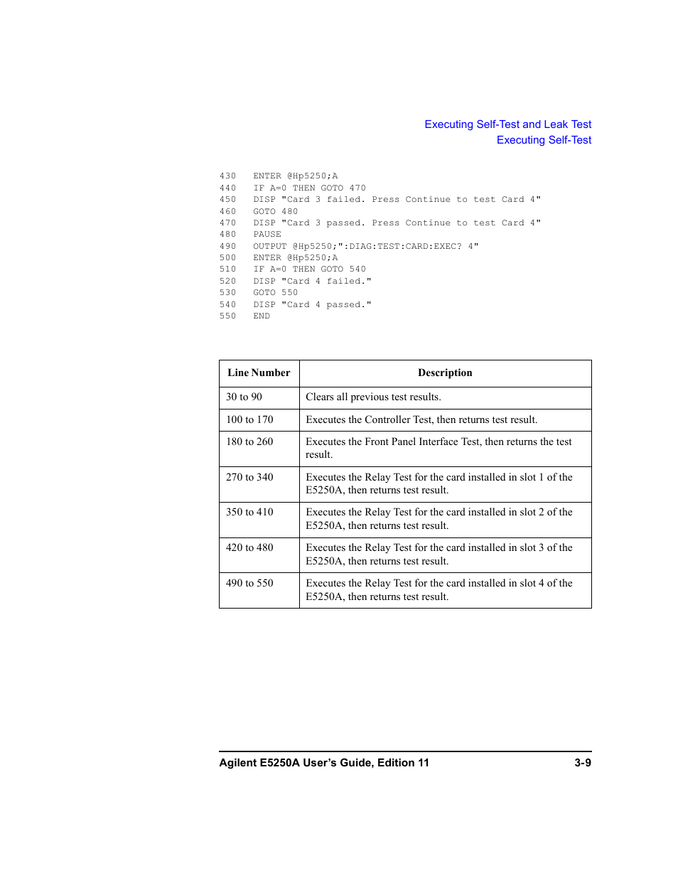 Agilent Technologies Agilent E5250A User Manual | Page 59 / 326