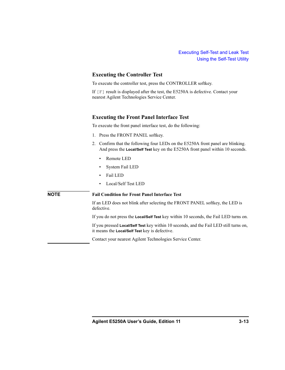 Agilent Technologies Agilent E5250A User Manual | Page 63 / 326