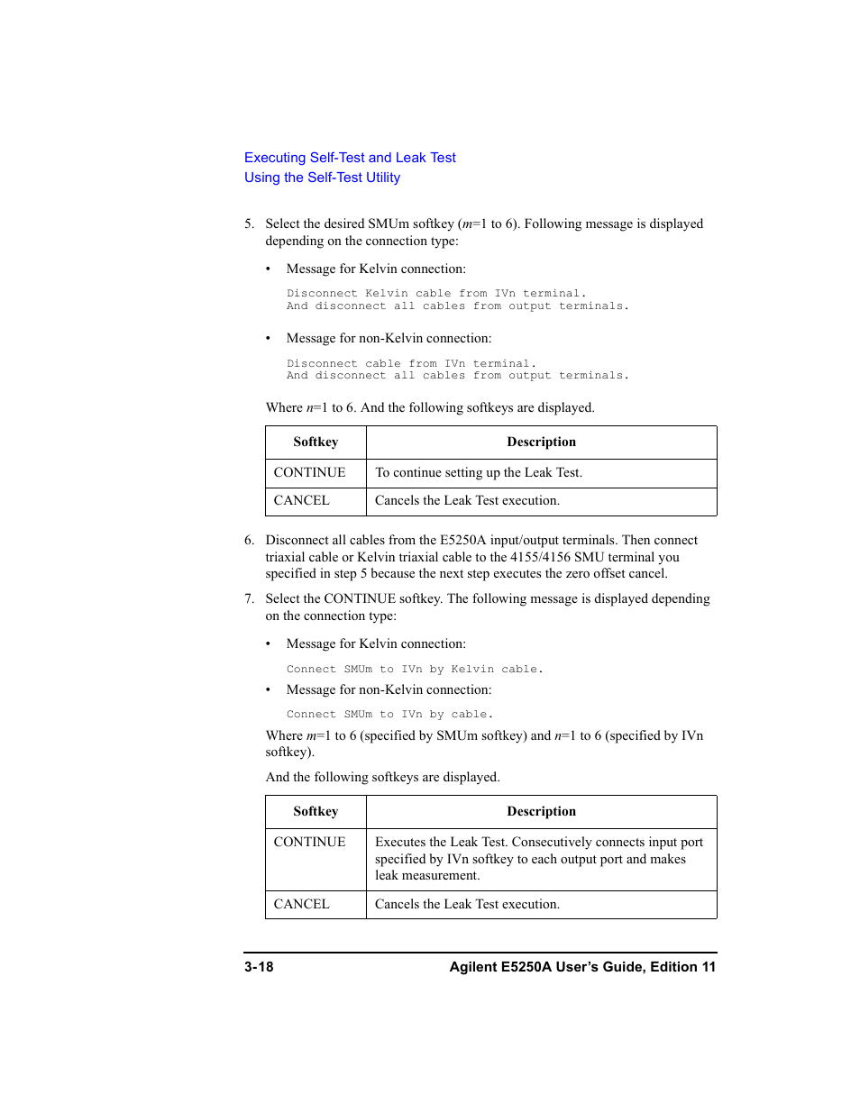 Agilent Technologies Agilent E5250A User Manual | Page 68 / 326
