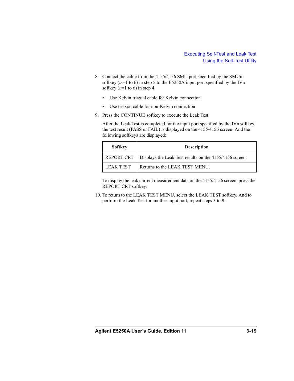 Agilent Technologies Agilent E5250A User Manual | Page 69 / 326