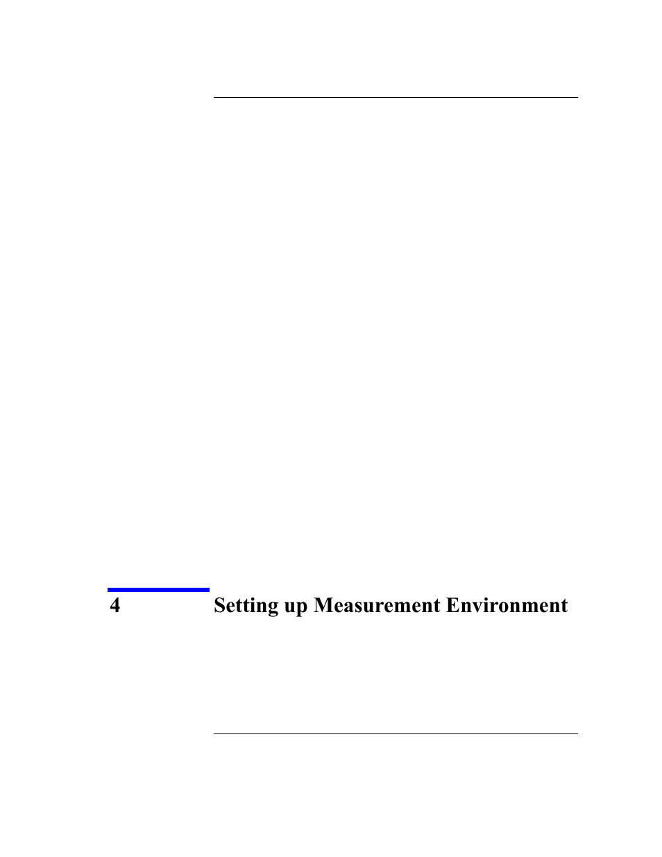 4 setting up measurement environment, Setting up measurement environment | Agilent Technologies Agilent E5250A User Manual | Page 71 / 326