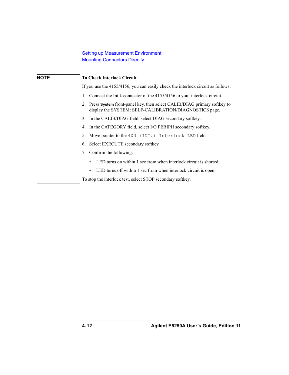 Agilent Technologies Agilent E5250A User Manual | Page 82 / 326