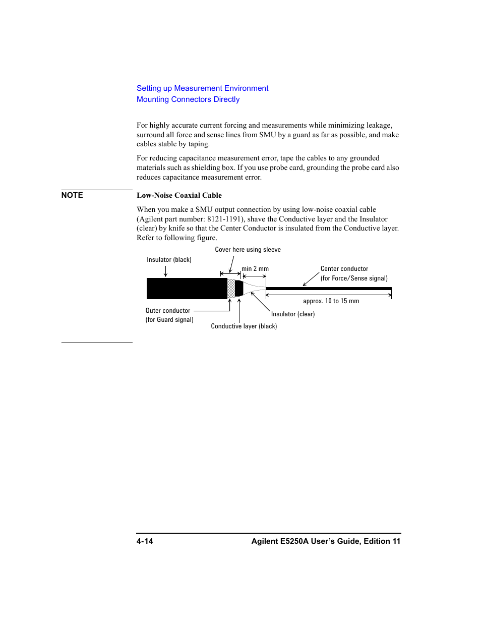 Agilent Technologies Agilent E5250A User Manual | Page 84 / 326