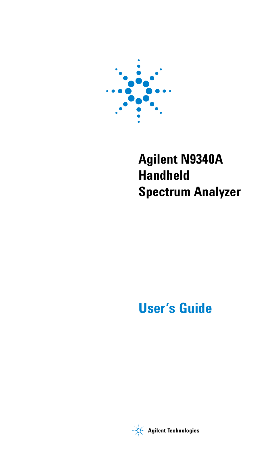 Agilent Technologies N9340A User Manual | 161 pages