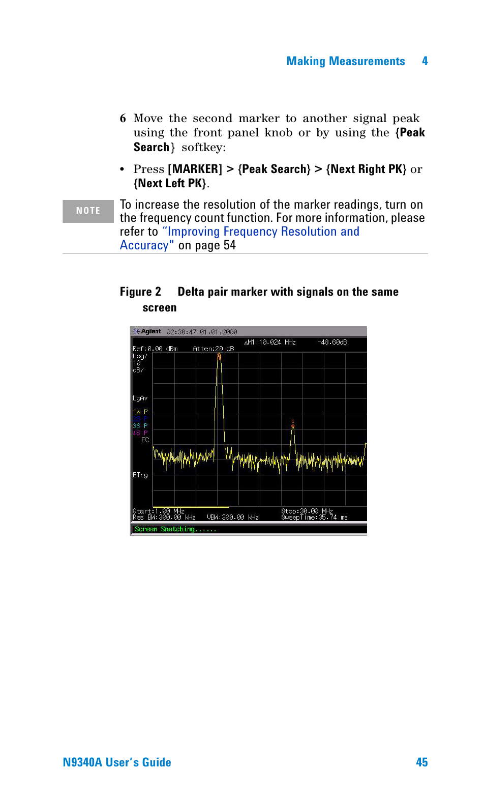 Agilent Technologies N9340A User Manual | Page 47 / 161