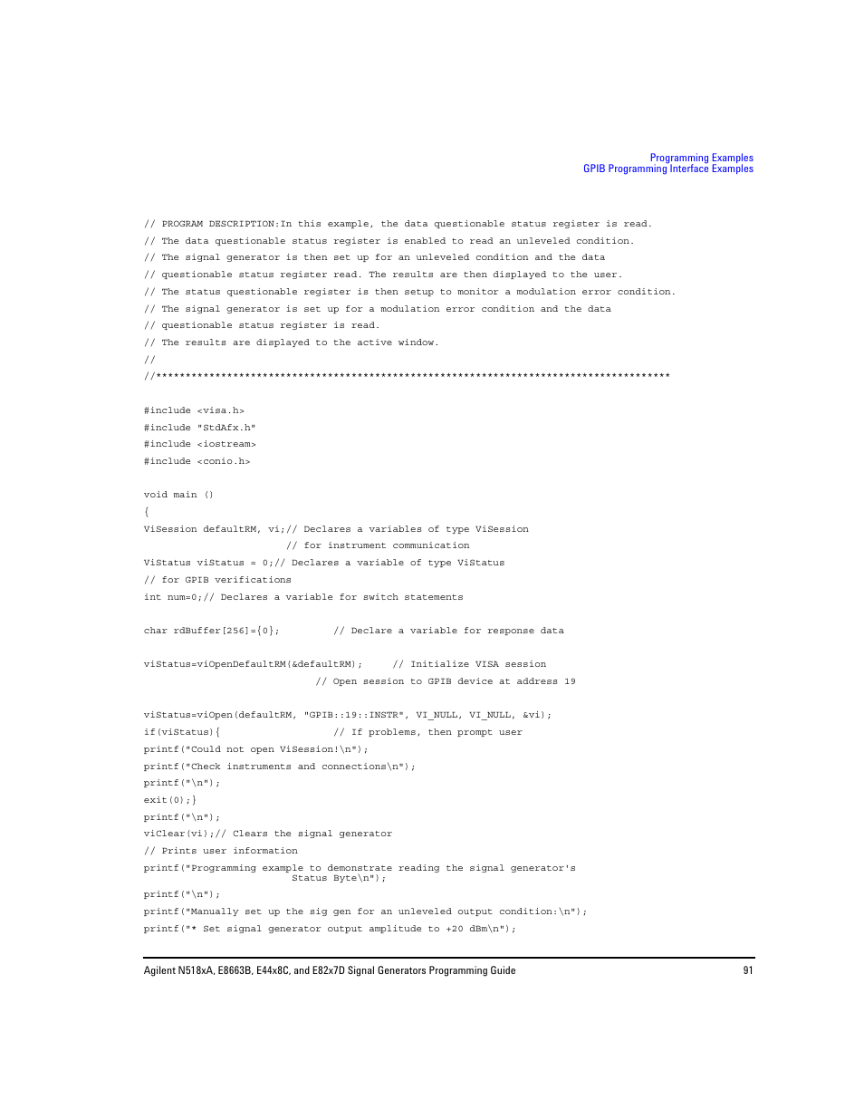 Agilent Technologies N5183A MXG User Manual | Page 101 / 366