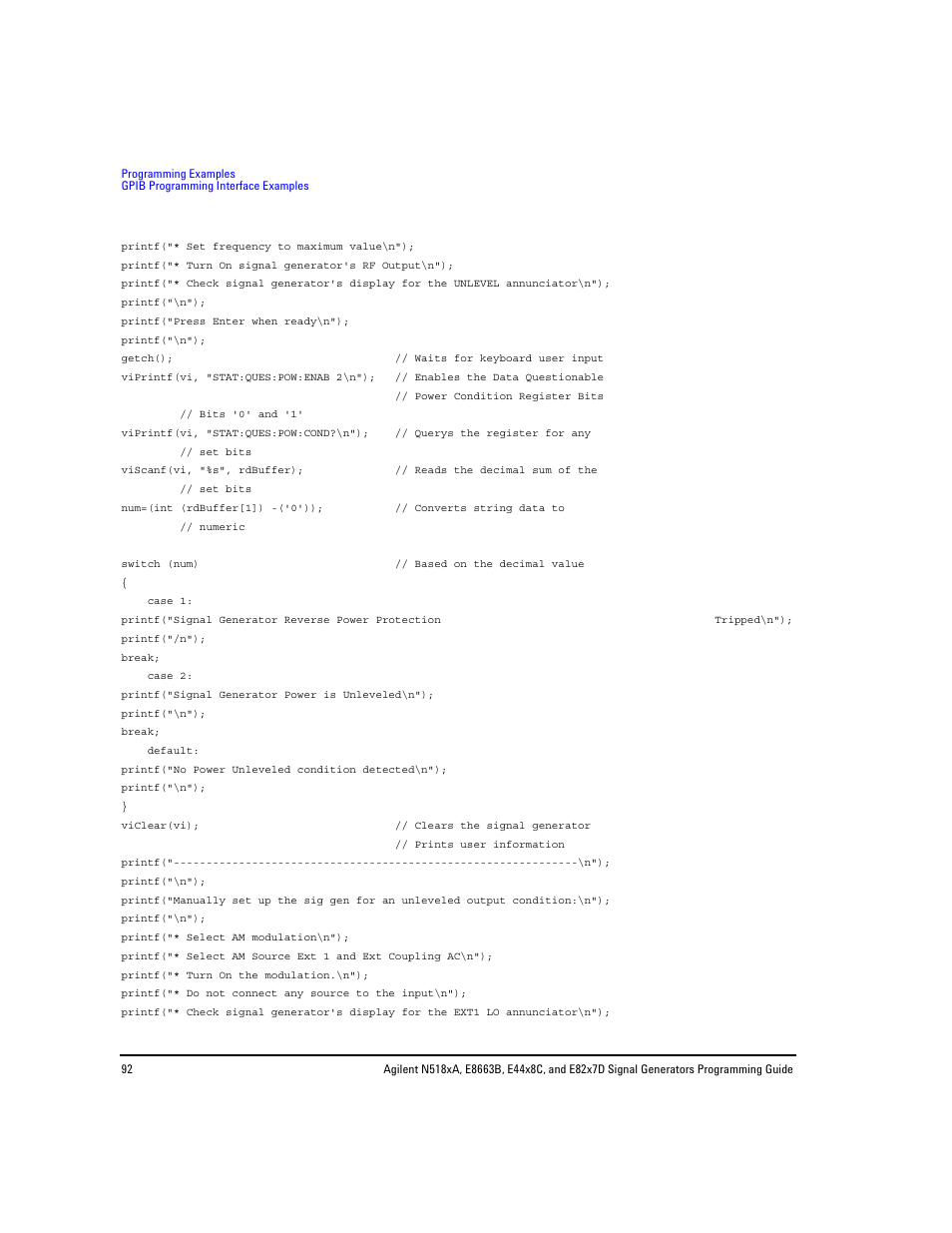 Agilent Technologies N5183A MXG User Manual | Page 102 / 366