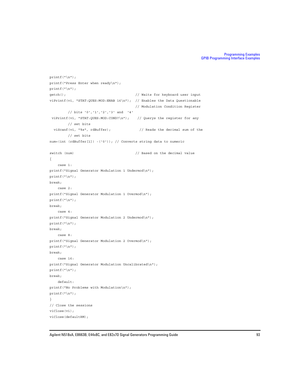 Agilent Technologies N5183A MXG User Manual | Page 103 / 366