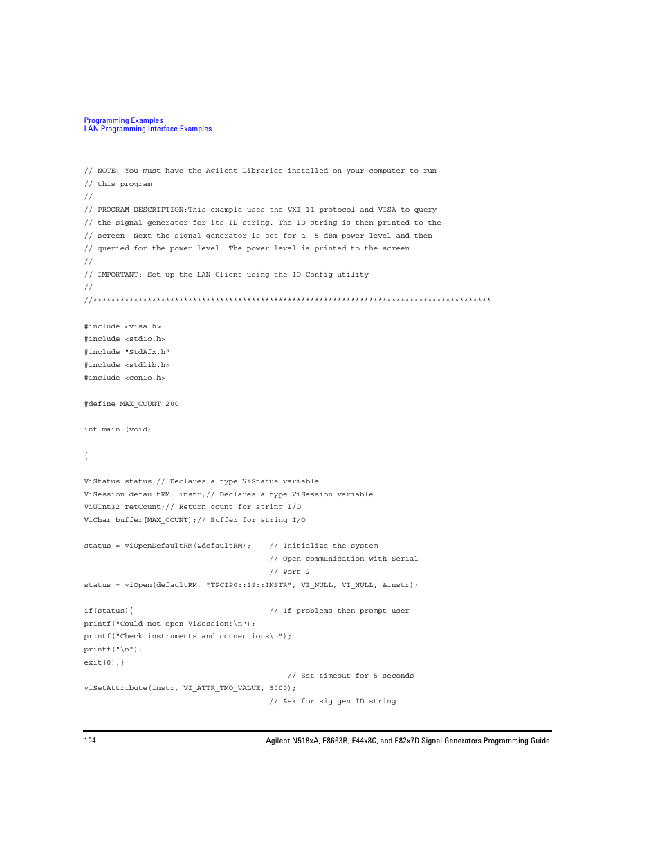 Agilent Technologies N5183A MXG User Manual | Page 114 / 366