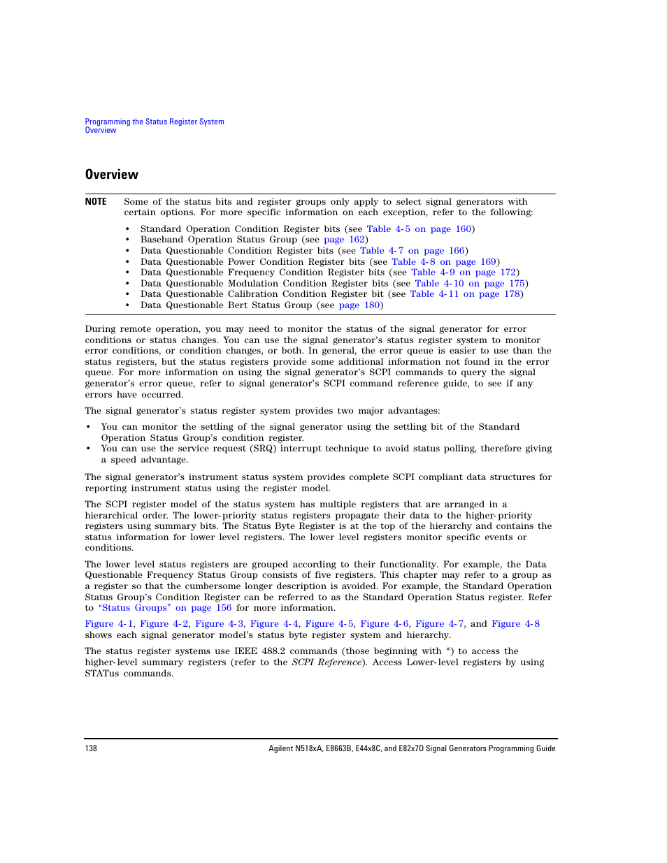 Overview | Agilent Technologies N5183A MXG User Manual | Page 148 / 366