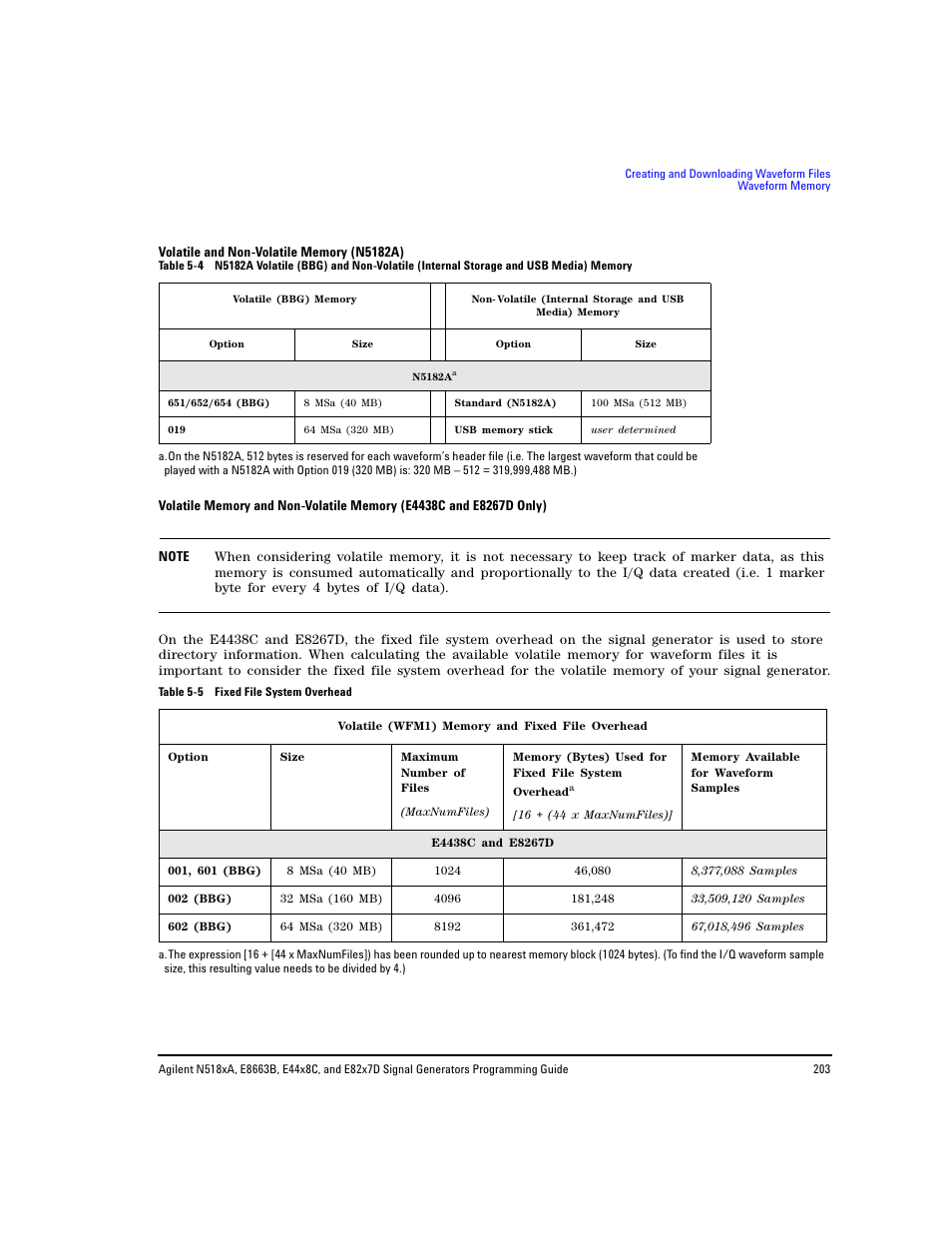 Agilent Technologies N5183A MXG User Manual | Page 213 / 366