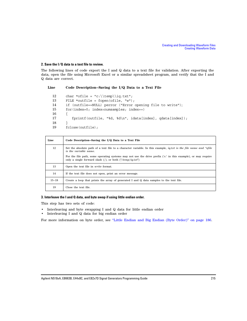 Agilent Technologies N5183A MXG User Manual | Page 225 / 366