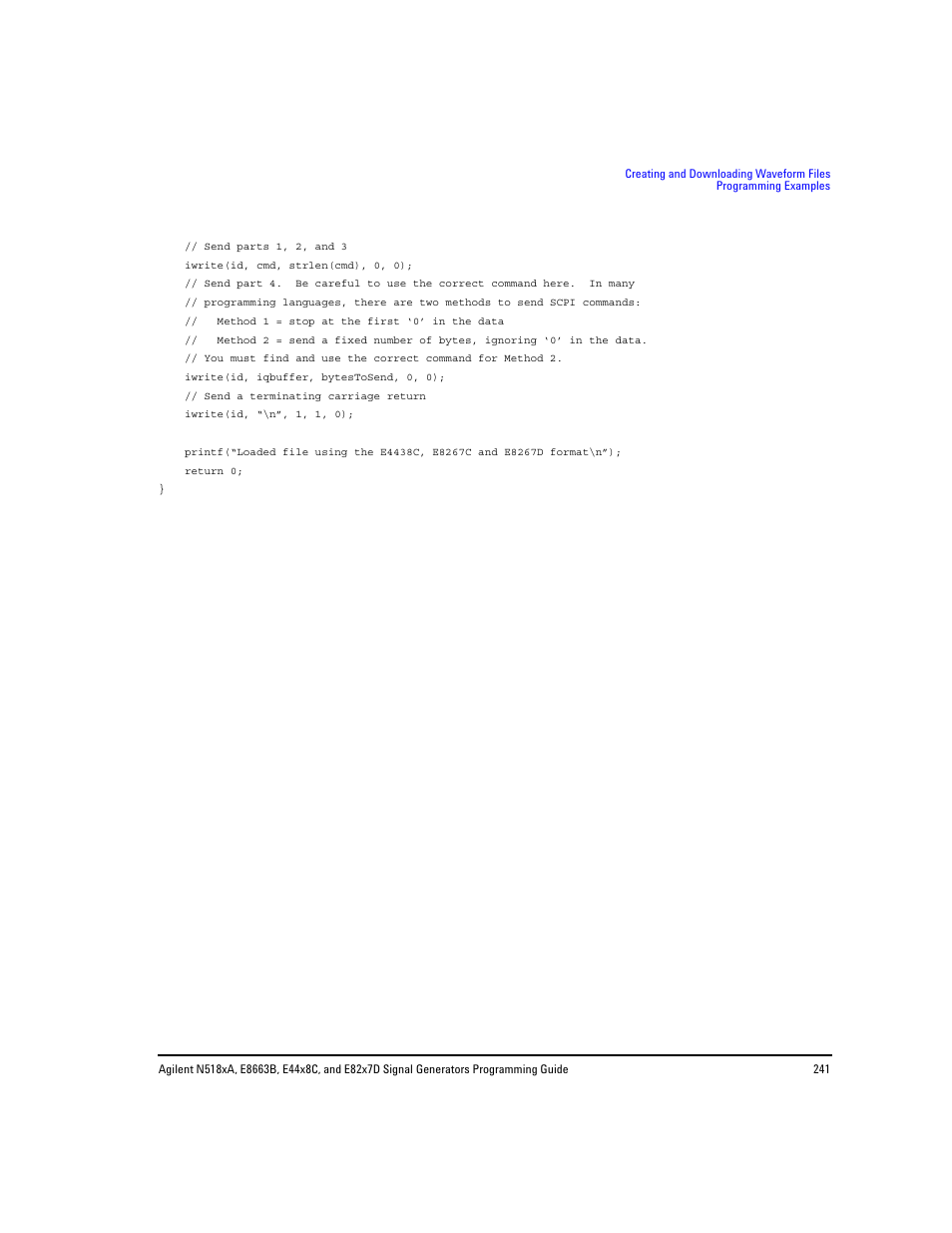 Agilent Technologies N5183A MXG User Manual | Page 251 / 366