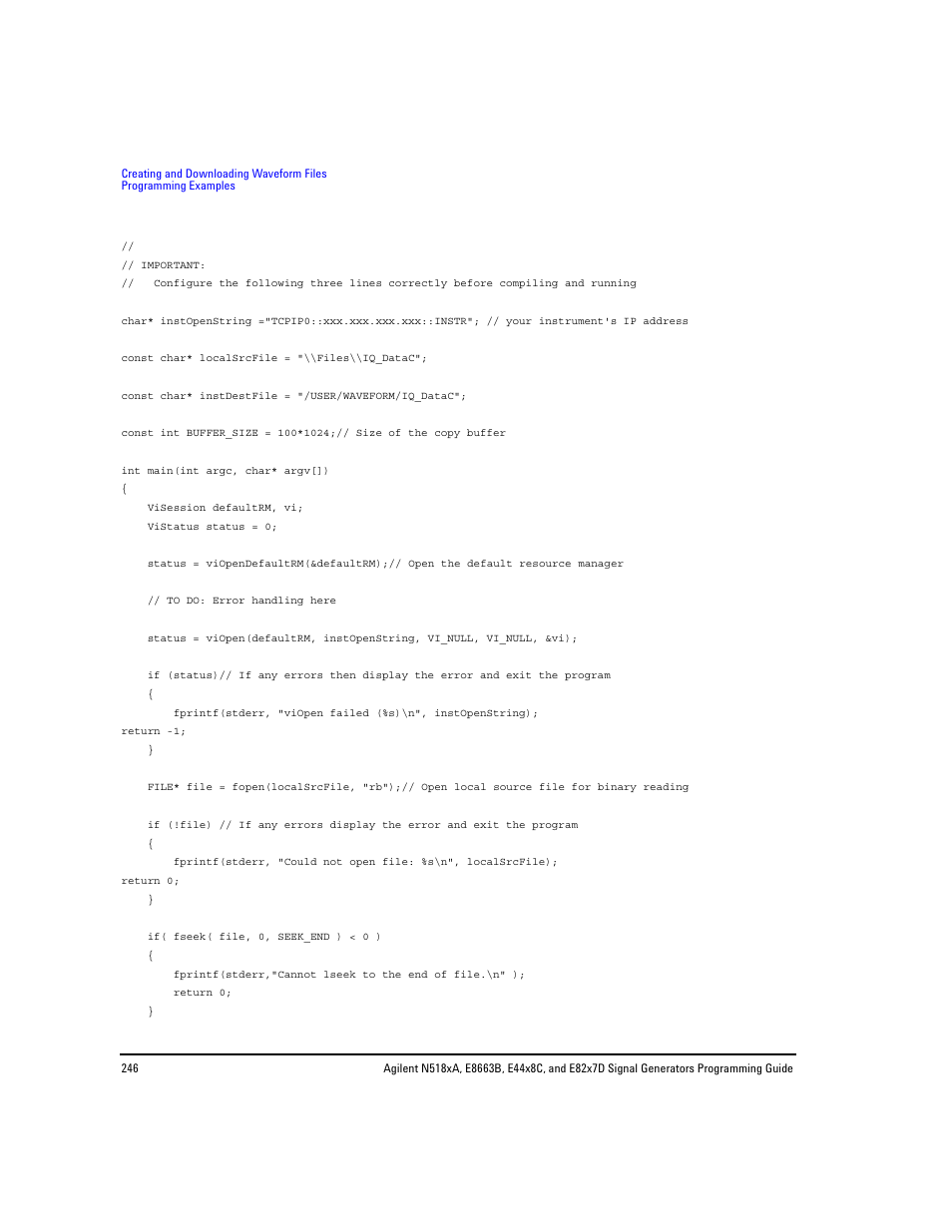 Agilent Technologies N5183A MXG User Manual | Page 256 / 366