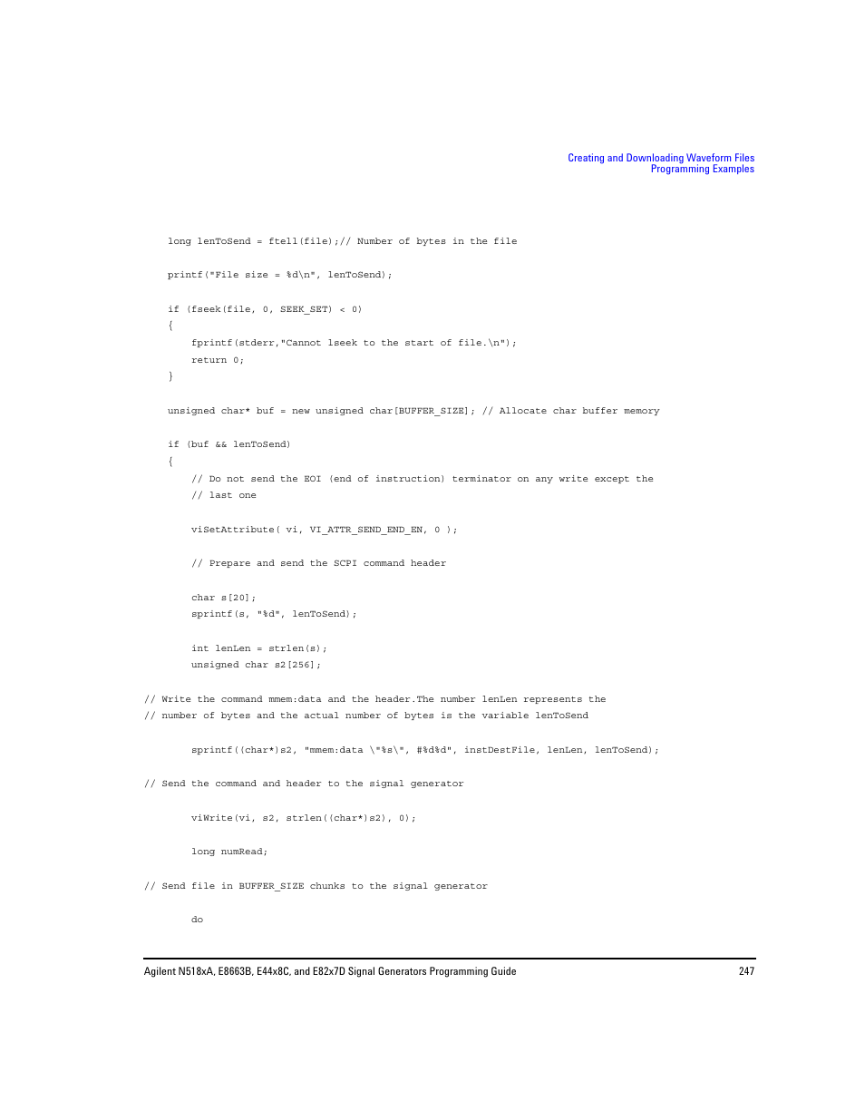 Agilent Technologies N5183A MXG User Manual | Page 257 / 366