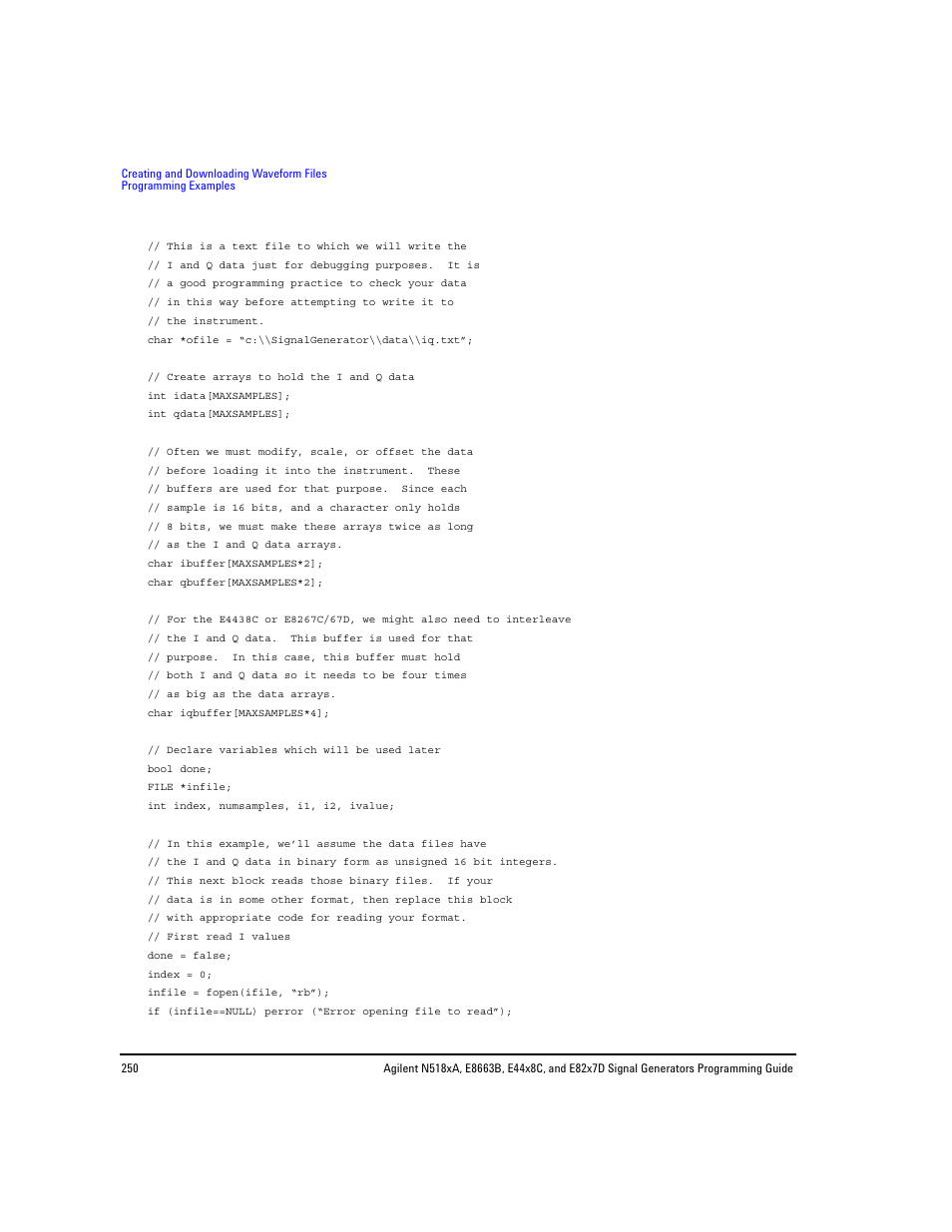 Agilent Technologies N5183A MXG User Manual | Page 260 / 366