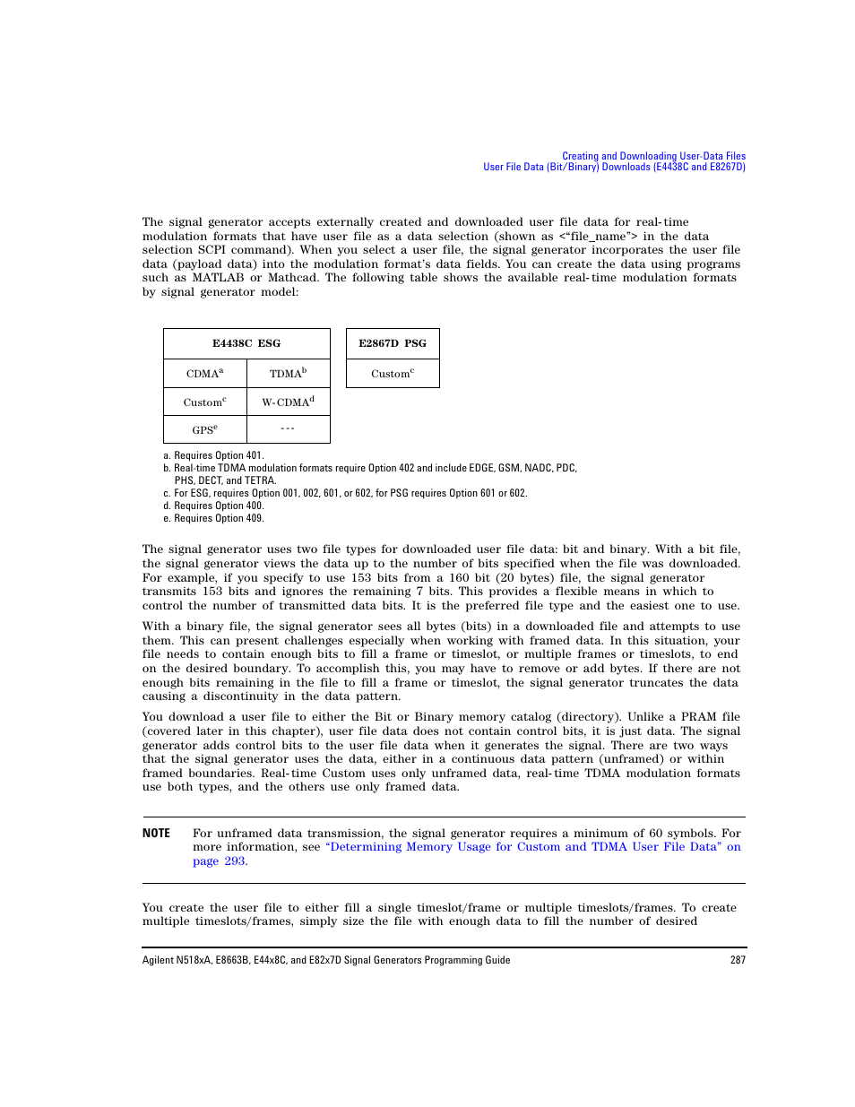 Agilent Technologies N5183A MXG User Manual | Page 297 / 366