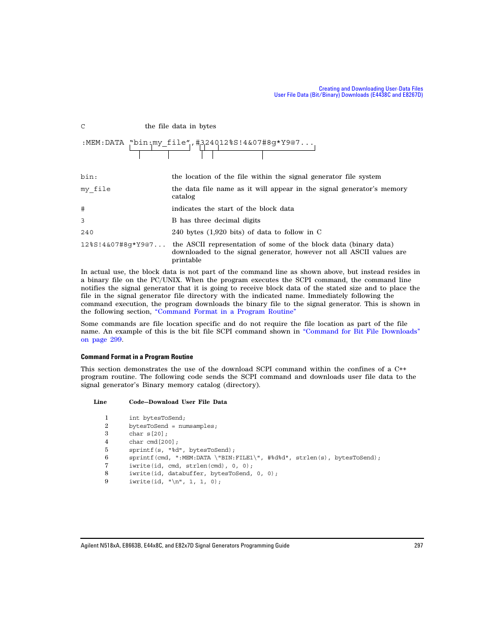 Agilent Technologies N5183A MXG User Manual | Page 307 / 366