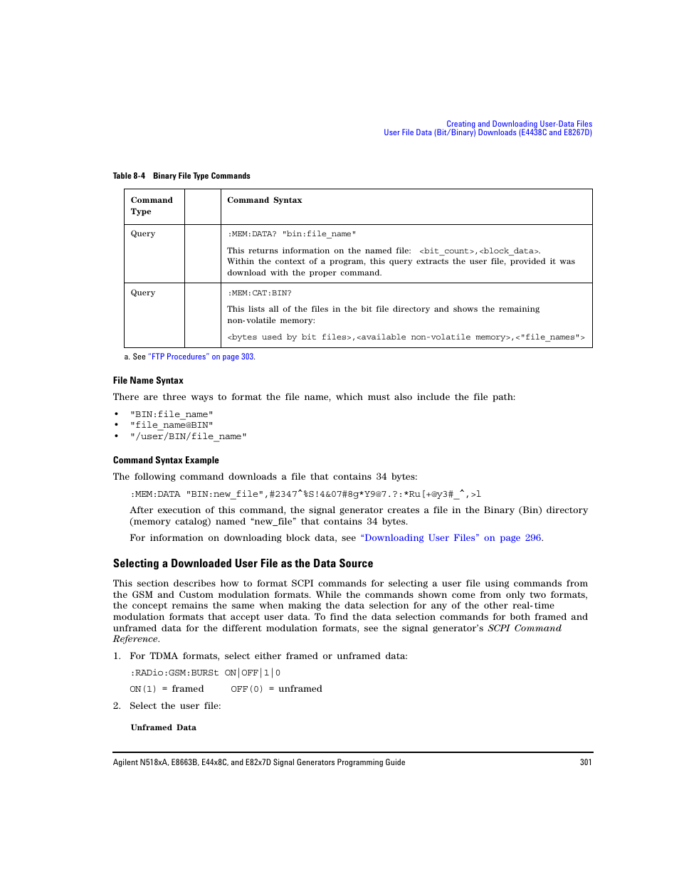 Agilent Technologies N5183A MXG User Manual | Page 311 / 366