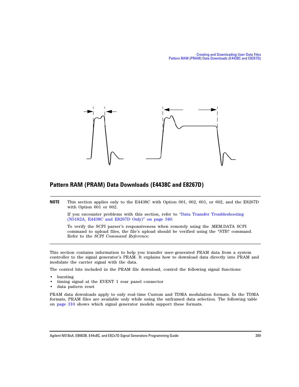 Agilent Technologies N5183A MXG User Manual | Page 319 / 366