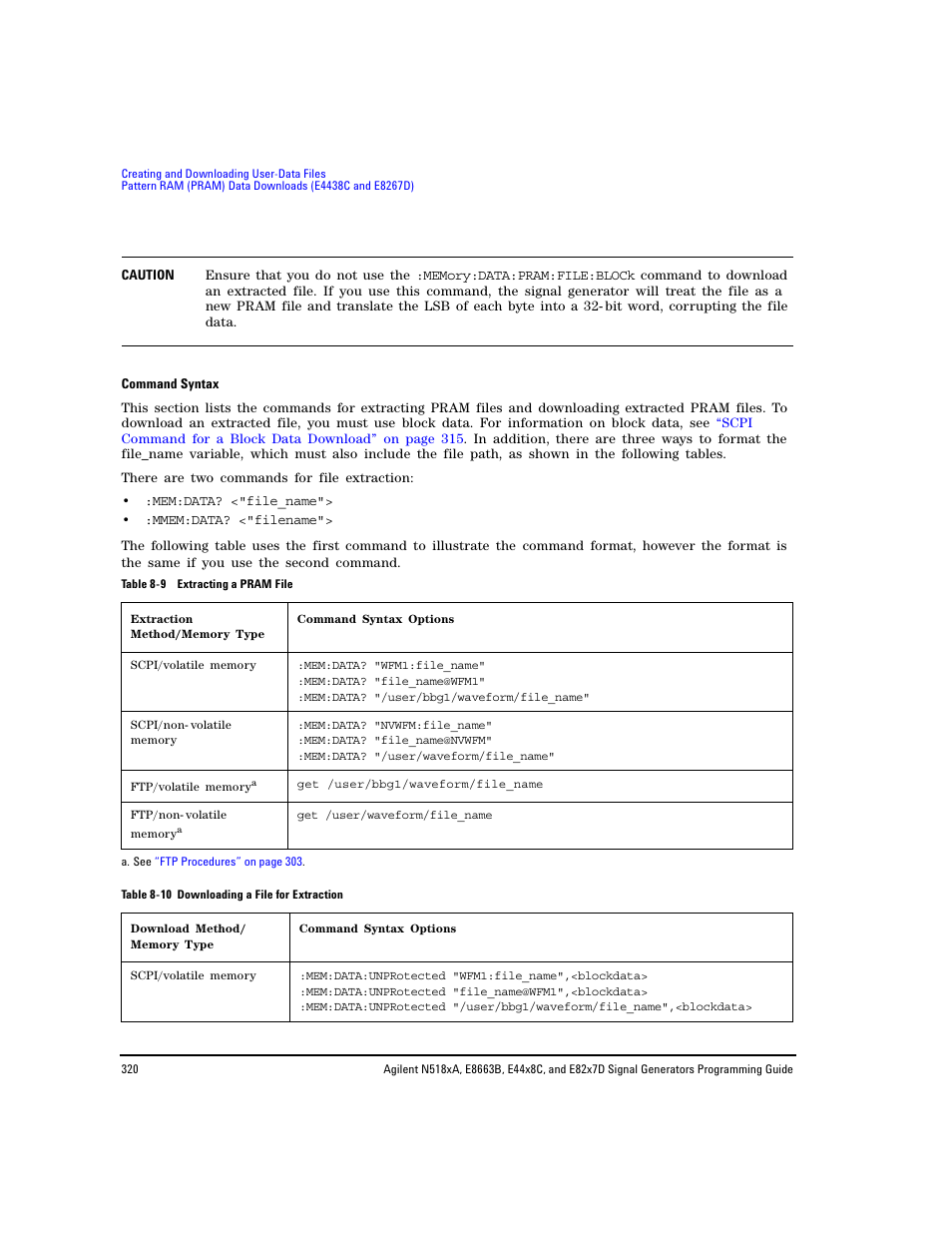 Agilent Technologies N5183A MXG User Manual | Page 330 / 366