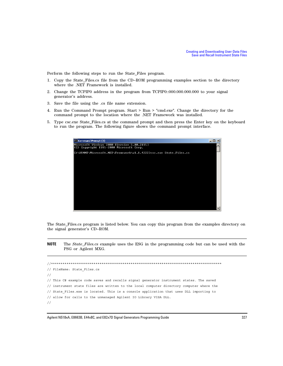 Agilent Technologies N5183A MXG User Manual | Page 337 / 366