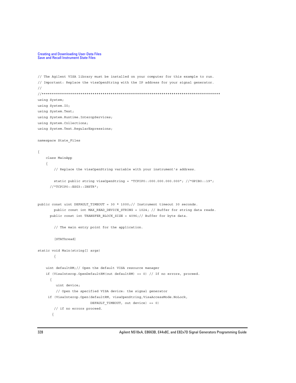 Agilent Technologies N5183A MXG User Manual | Page 338 / 366