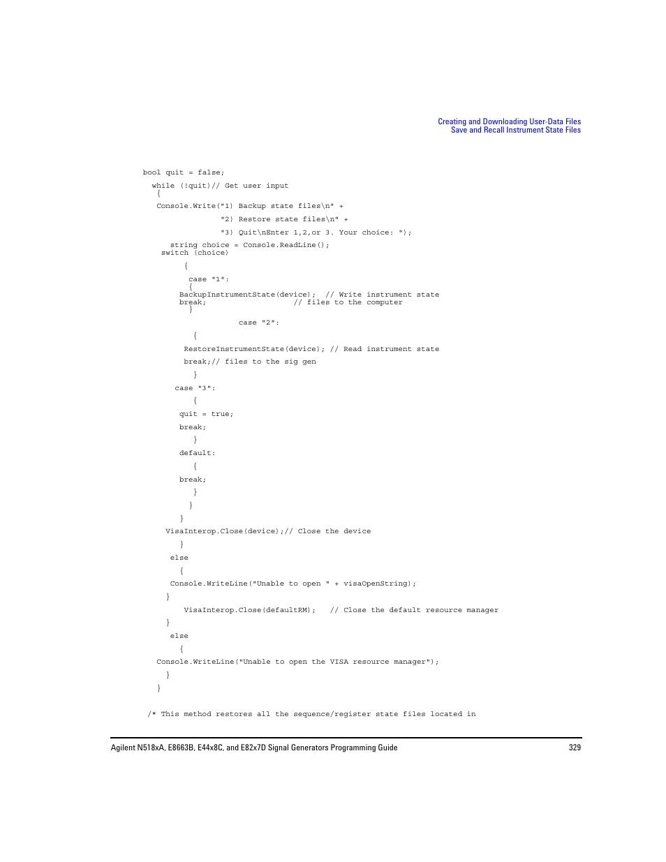 Agilent Technologies N5183A MXG User Manual | Page 339 / 366