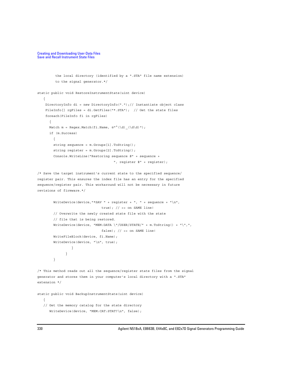 Agilent Technologies N5183A MXG User Manual | Page 340 / 366