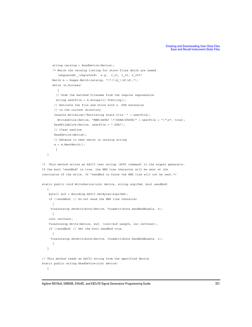 Agilent Technologies N5183A MXG User Manual | Page 341 / 366