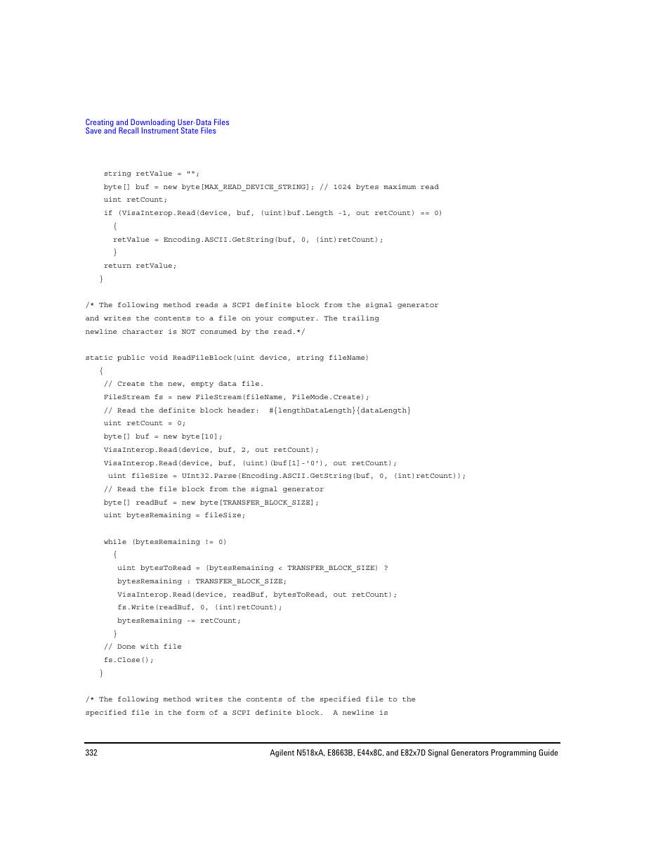 Agilent Technologies N5183A MXG User Manual | Page 342 / 366