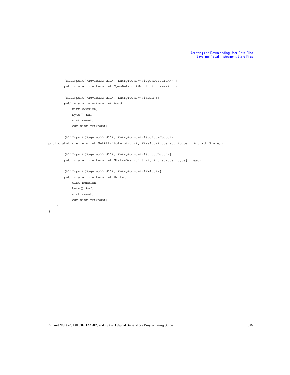 Agilent Technologies N5183A MXG User Manual | Page 345 / 366