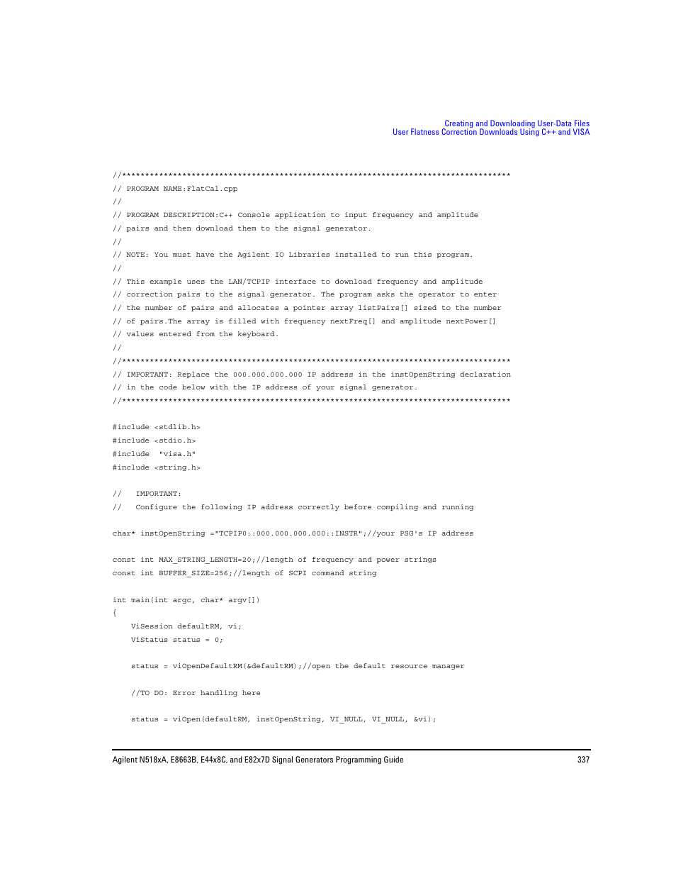 Agilent Technologies N5183A MXG User Manual | Page 347 / 366