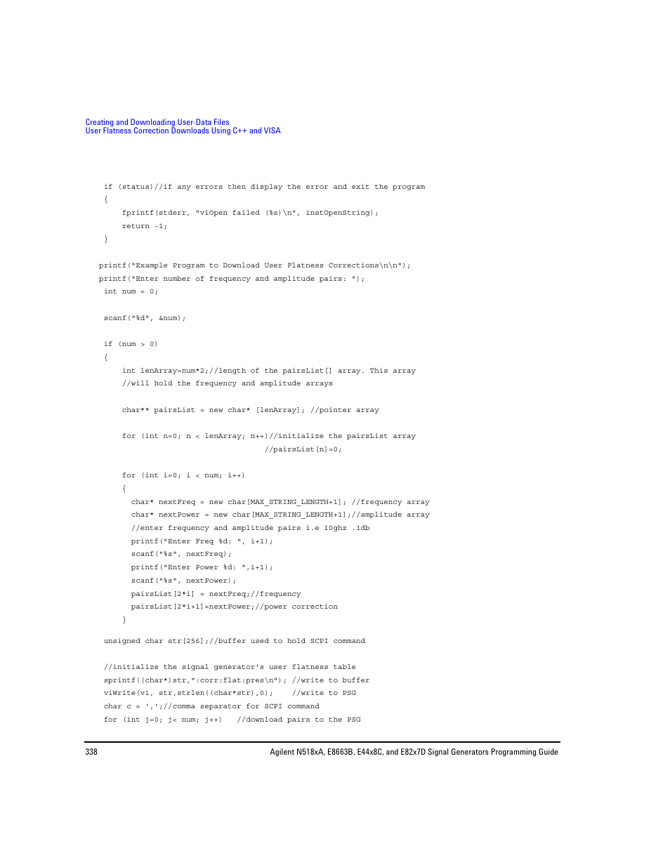 Agilent Technologies N5183A MXG User Manual | Page 348 / 366