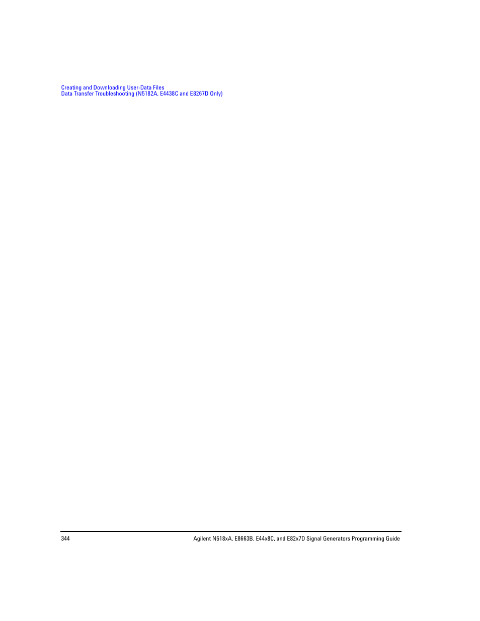 Agilent Technologies N5183A MXG User Manual | Page 354 / 366