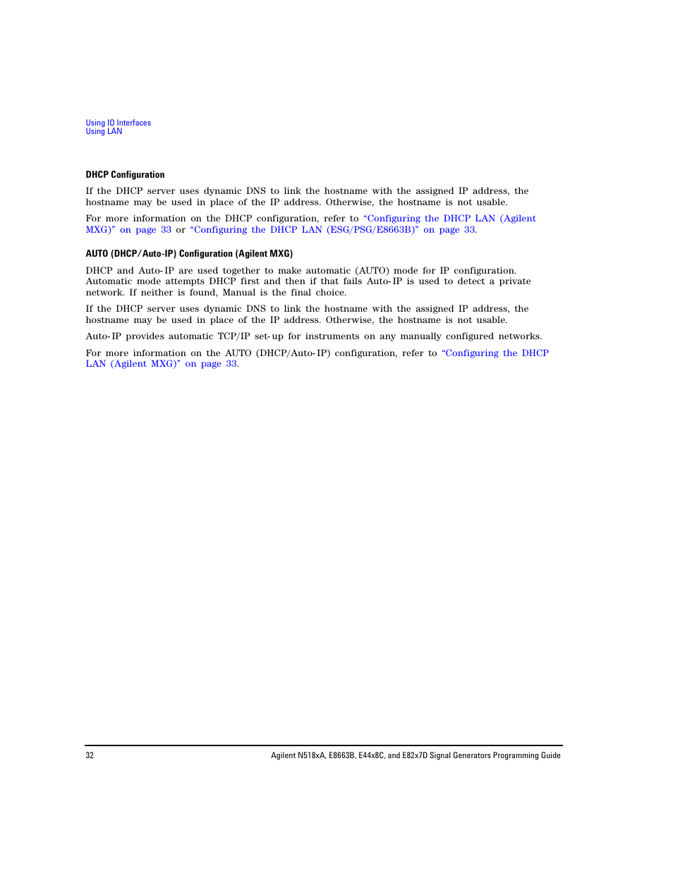 Agilent Technologies N5183A MXG User Manual | Page 42 / 366