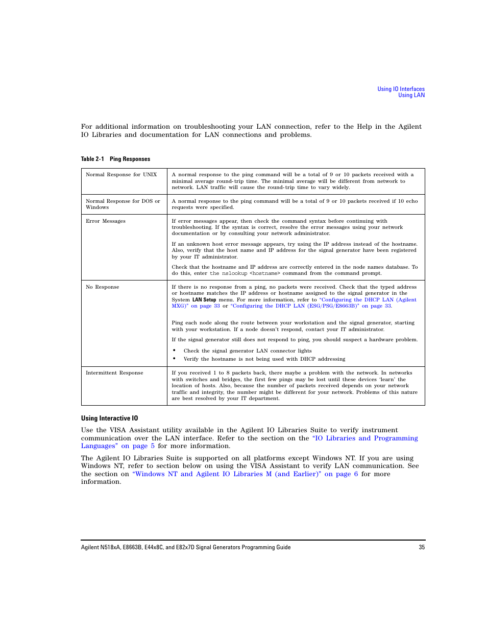 Agilent Technologies N5183A MXG User Manual | Page 45 / 366